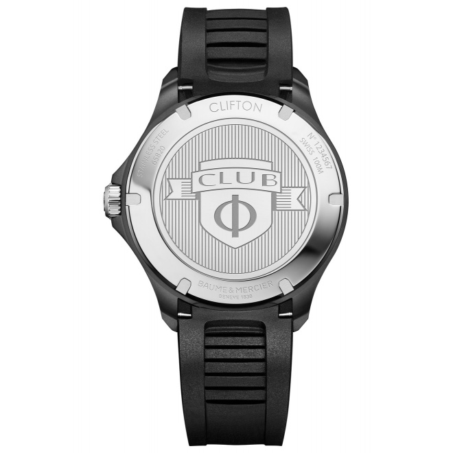 Baume & Mercier Clifton Club ∅42 mm - 10 ATM, Esfera negra - M0A10339