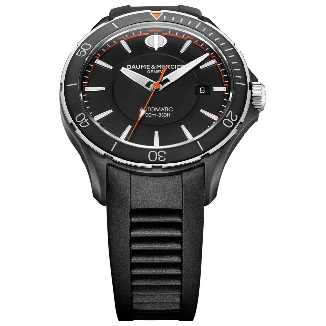 Baume & Mercier Clifton Club ∅42 mm - 10 ATM, Esfera negra - M0A10339