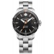 Baume & Mercier Clifton Club ∅42 mm - 10 ATM, Esfera negra, brazalete de acero - M0A10340