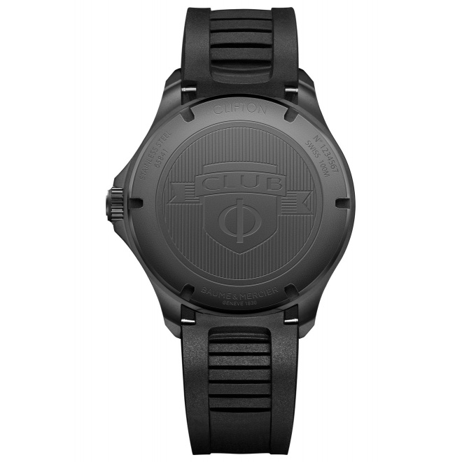 Baume & Mercier Clifton Club ∅42 mm - 10 ATM, Esfera negra - M0A10341