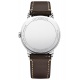 Baume & Mercier Classima ∅40 mm - 5 ATM, Esfera blanca, correa de becerro - M0A10389