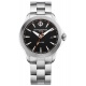 Baume & Mercier Clifton Club ∅42 mm - 10 ATM, Esfera negra, brazalete de acero - M0A10412