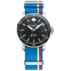 Baume & Mercier Clifton Club ∅42 mm - 10 ATM, Esfera negra, brazalete de acero - M0A10459