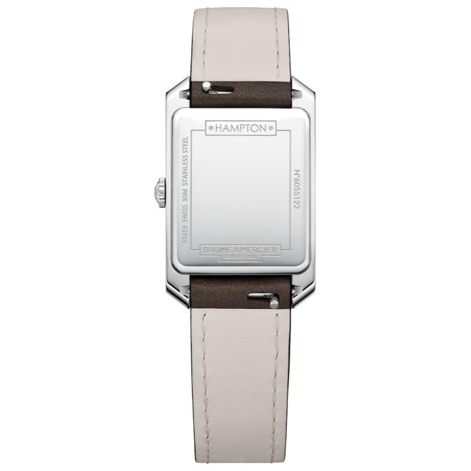 Baume & Mercier Hampton 34,9 x 22,2 mm - 5 ATM, Esfera gris - M0A10471