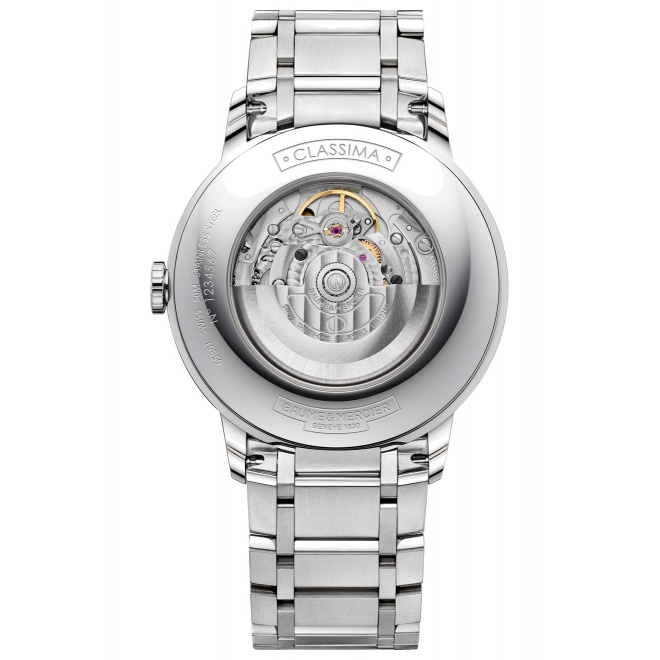 Baume & Mercier Classima ∅42 mm - 5 ATM, Esfera azul, correa de acabado pulido-satinado - M0A10481