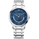 Baume & Mercier Classima ∅42 mm - 5 ATM, Esfera azul, correa de acabado pulido-satinado - M0A10483