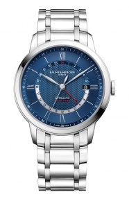 Baume & Mercier Classima ∅42 mm - 5 ATM, Esfera azul, correa de acabado pulido-satinado - M0A10483