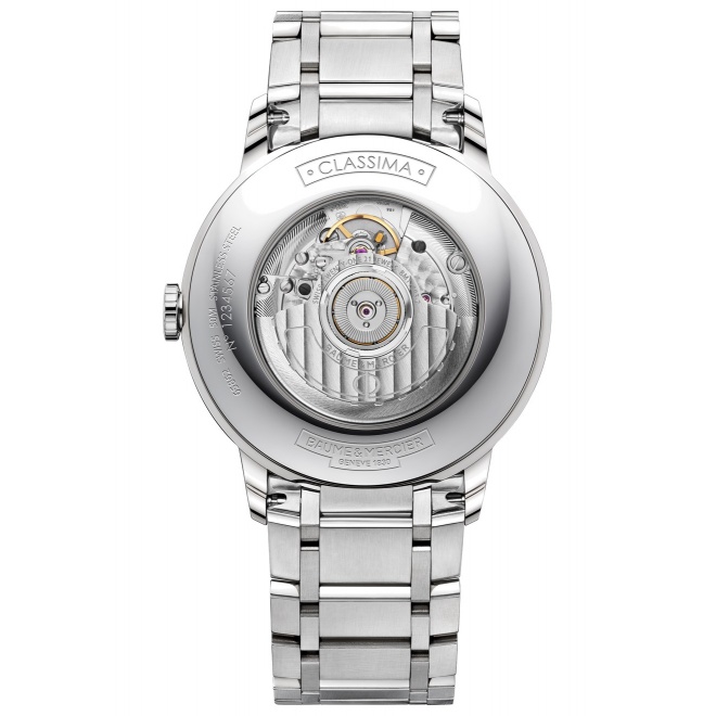 Baume & Mercier Classima ∅42 mm - 5 ATM, Esfera azul, correa de acabado pulido-satinado - M0A10483