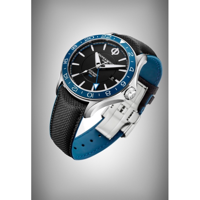 Baume & Mercier Clifton Club ∅42 mm - 10 ATM, Esfera negra - M0A10486