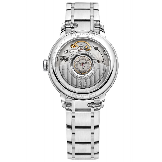 Baume & Mercier Classima ∅31 mm - 5 ATM, Esfera blanca, brazalete de acero - M0A10553