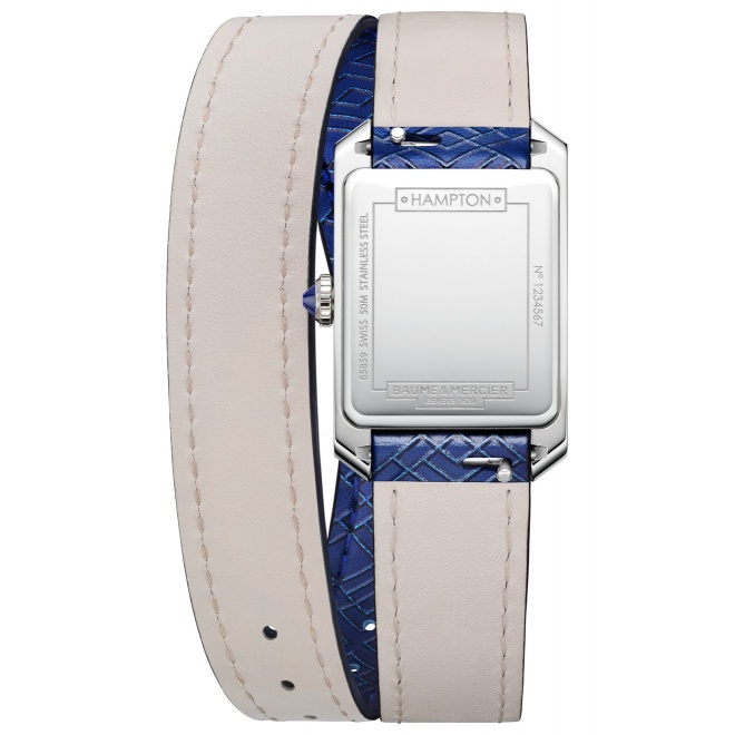 Baume & Mercier Hampton 34,9 x 22,2 mm - 5 ATM, Esfera gris - M0A10629