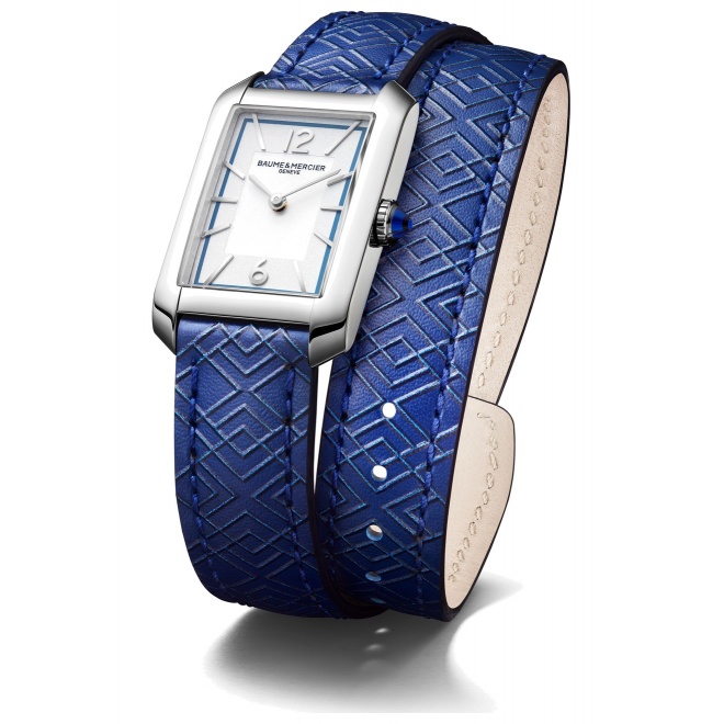 Baume & Mercier Hampton 34,9 x 22,2 mm - 5 ATM, Esfera gris - M0A10629