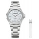 Baume & Mercier Riviera ∅33 mm - 5 ATM, Esfera nácar blanco, correa de caucho - M0A10745