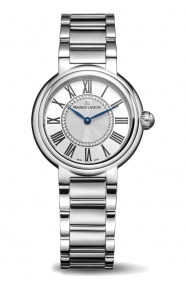 Maurice Lacroix Fiaba Round ∅33 mm - 5 ATM, Esfera plateada - FA1306-SS002-110-1