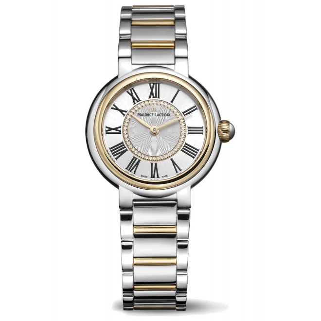 Maurice Lacroix Fiaba Round ∅33 mm - 5 ATM, Esfera plateada - FA1306-SSY13-110-1