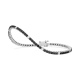 Pulsera Rivière de oro blanco de 18 Kt con diamantes negros de 2,40 ct