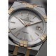 Maurice Lacroix Aikon Quartz ∅40 mm - 10 ATM, Esfera plateada, brazalete de acero, bicolor