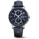 Maurice Lacroix Pontos S Chronograph ∅43 mm - 10 ATM, Esfera azul oscuro, brazalete de nailon