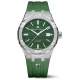 Maurice Lacroix Aikon Automatic Date ∅42 mm - 20 ATM, Esfera verde, brazalete de caucho verde