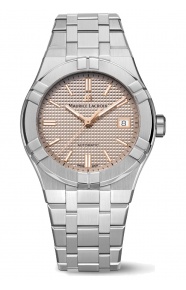 Maurice Lacroix Aikon Automatic Date ∅39 mm - 20 ATM, Esfera crudo, brazalete de acero