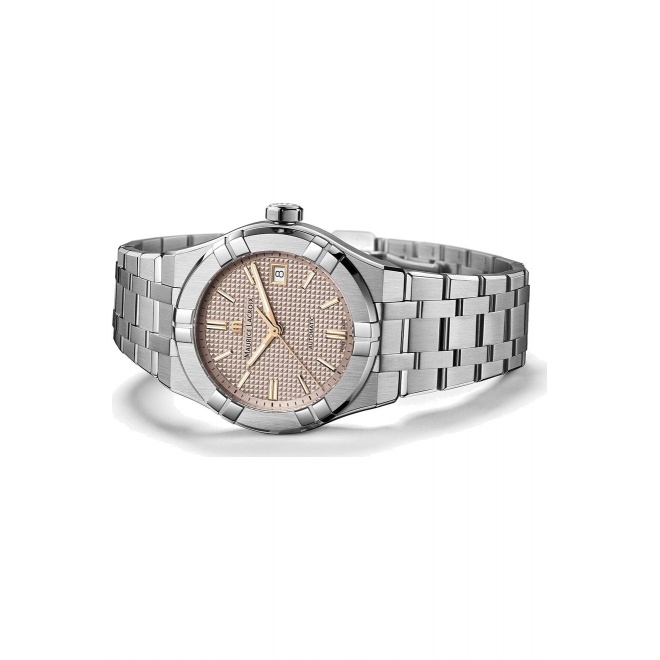 Maurice Lacroix Aikon Automatic Date ∅39 mm - 20 ATM, Esfera crudo, brazalete de acero