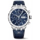 Maurice Lacroix Aikon Automatic Chronograph ∅44 mm - 20 ATM, Esfera azul/azul, brazalete de piel azul