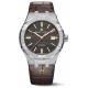Maurice Lacroix Aikon Automatic Date ∅42 mm - 20 ATM, Esfera gris indices oro rosa, brazalete de piel marrón