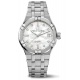 Maurice Lacroix Aikon Automatic Date ∅35 mm - 20 ATM, Esfera nácar blanco 8 diamantes, brazalete de acero