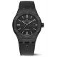 Maurice Lacroix Aikon Automatic Date ∅42 mm - 20 ATM, Esfera negra PVD negro, brazalete de piel negra