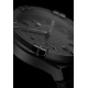Maurice Lacroix Aikon Automatic Date ∅42 mm - 20 ATM, Esfera negra PVD negro, brazalete de piel negra