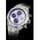 Maurice Lacroix Aikon Automatic Chronograph ∅44 mm - 20 ATM, Esfera gris, brazalete de acero, azul