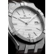 Maurice Lacroix Aikon Automatic Date ∅42 mm - 20 ATM, Esfera plateada, brazalete de piel marrón