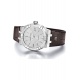 Maurice Lacroix Aikon Automatic Date ∅42 mm - 20 ATM, Esfera plateada, brazalete de piel marrón