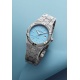 Maurice Lacroix Aikon Quartz Colours Edition ∅40 mm - 10 ATM, Esfera azul, brazalete de acero