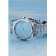 Maurice Lacroix Aikon Quartz Colours Edition ∅35 mm - 10 ATM, Esfera azul, brazalete de acero, diamantes