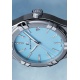 Maurice Lacroix Aikon Quartz Colours Edition ∅35 mm - 10 ATM, Esfera azul, brazalete de acero, diamantes