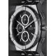 Maurice Lacroix Aikon Quartz Chronograph ∅42 mm - 10 ATM, Esfera negra, brazalete de acero