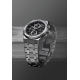 Maurice Lacroix Aikon Quartz Chronograph ∅42 mm - 10 ATM, Esfera negra, brazalete de acero