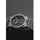 Maurice Lacroix Aikon Quartz Chronograph ∅42 mm - 10 ATM, Esfera negra, brazalete de acero