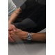 Maurice Lacroix Aikon Quartz Chronograph ∅42 mm - 10 ATM, Esfera negra, brazalete de acero