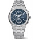 Maurice Lacroix Aikon Quartz Chronograph ∅42 mm - 10 ATM, Esfera azul, brazalete de acero