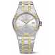 Maurice Lacroix Aikon Quartz ∅40 mm - 10 ATM, Esfera plateada, brazalete de acero, duotone - 10 ATM, bicolor PVD oro amarillo
