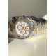Maurice Lacroix Aikon Quartz Chronograph ∅42 mm - 10 ATM, Esfera blanca, brazalete de bicolor PVD oro amarilo, duotone - 10 ATM