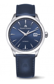 Maurice Lacroix 1975 Automatic ∅40 mm - 10 ATM, Esfera azul, correa de piel azul