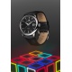 Maurice Lacroix 1975 Automatic ∅40 mm - 10 ATM, Esfera negra, correa de piel negra