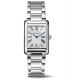 Maurice Lacroix Fiaba Square 24 x 34 mm - 5 ATM, Esfera plateada, brazalete de acero, caja acero