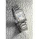 Maurice Lacroix Fiaba Square 24 x 34 mm - 5 ATM, Esfera plateada, brazalete de acero, caja acero