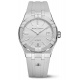 Maurice Lacroix Aikon Automatic Date ∅39 mm - 20 ATM, Esfera plateada, brazalete de caucho gris