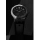 Maurice Lacroix Aikonic Automatic ∅43 mm - 10 ATM, Esfera negra, correa de caucho negro, blanco