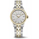 Maurice Lacroix 1975 Quartz ∅33 mm - 10 ATM, Esfera plateada, brazalete de acero bicolor